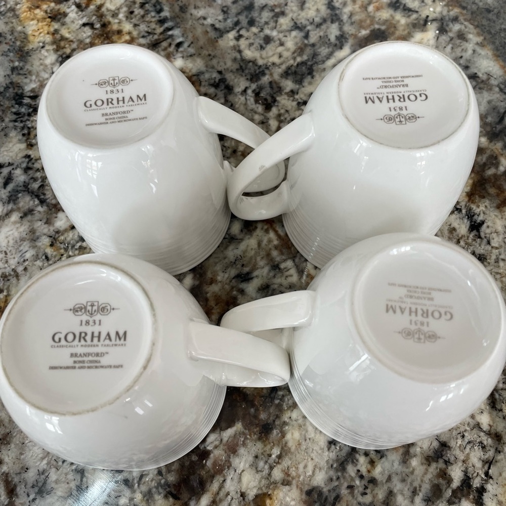 1831 Gorham China cups - Picture 3 of 3